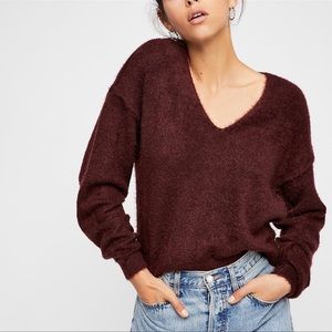 Free People V-Neck Sweater